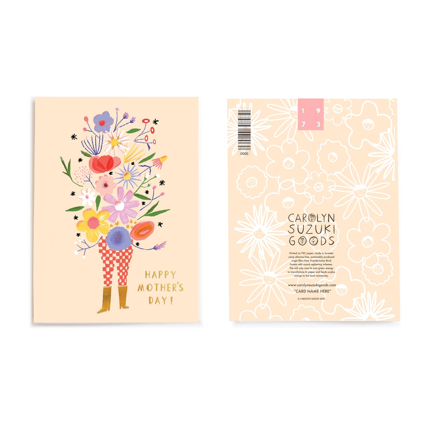 FLOWER TOWER - Mother's Day Card