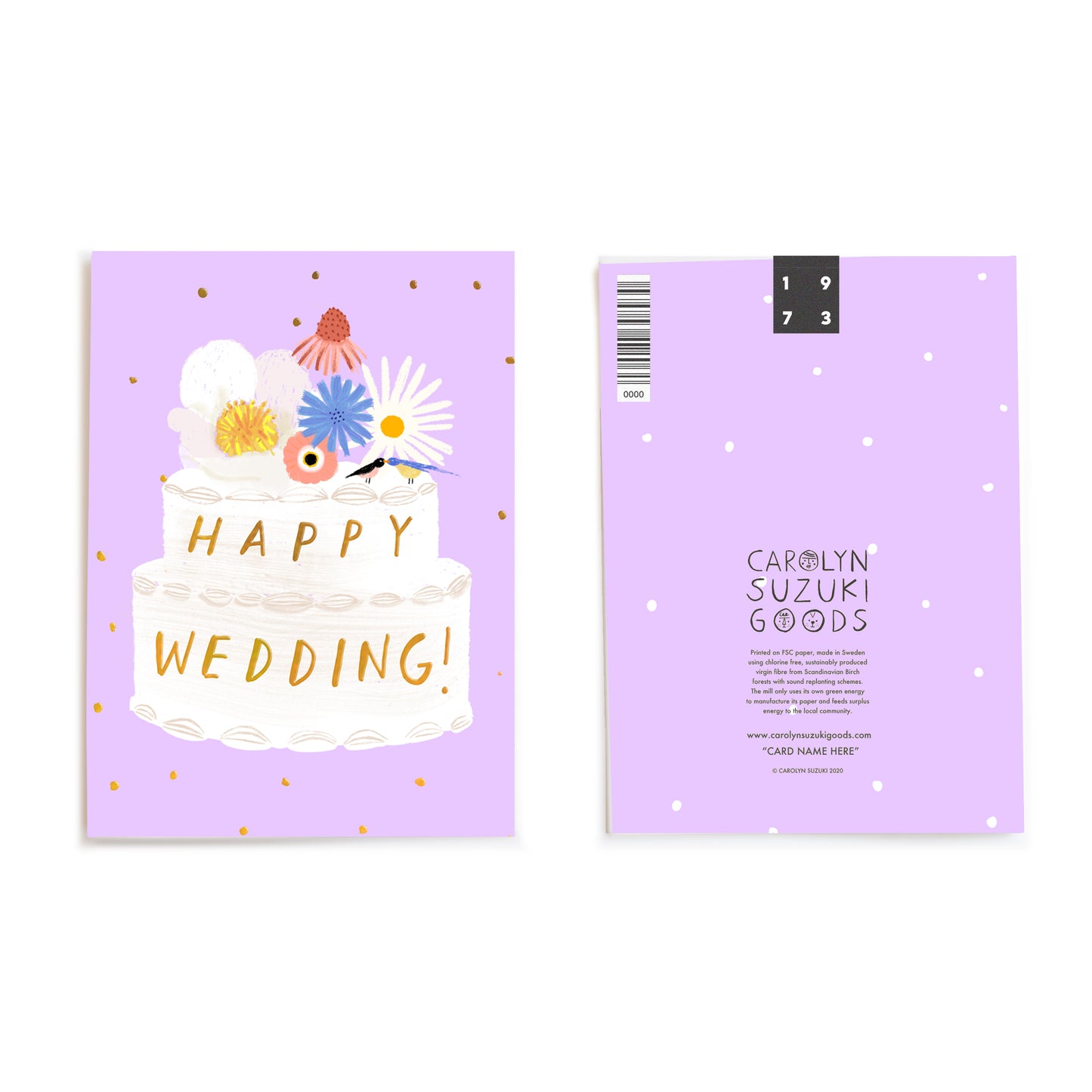 SUGAR UNION - Wedding Card
