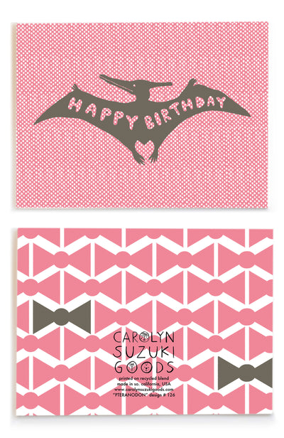 PTERANODON - Birthday Card