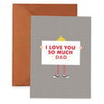 THIS SIGN SAYS I LOVE U DAD - Father's Day Card
