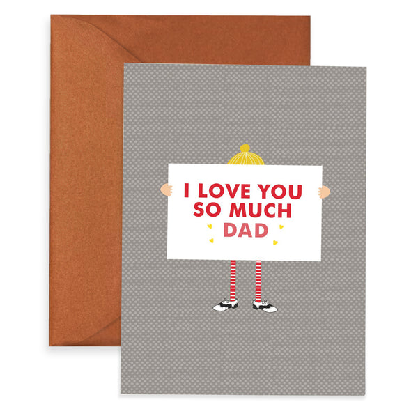 THIS SIGN SAYS I LOVE U DAD - Father's Day Card