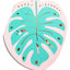 MONSTERA LEAF - Shaped Birthday Card