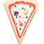 PIZZA - Shaped Birthday Card