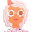 PARTY GIRL - Shaped Birthday Card