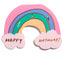 RAINBOW - Shaped Birthday Card