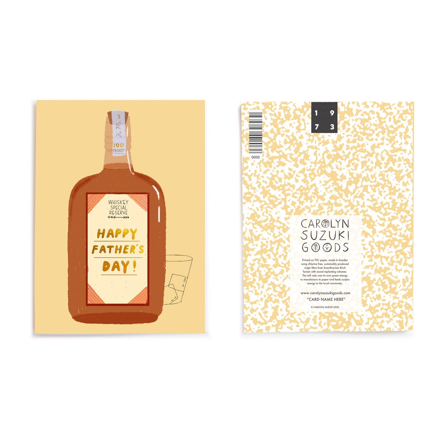SPECIAL RESERVE - Father's Day Card