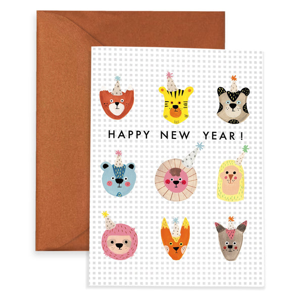 PARTY ANIMALS - Holiday Card