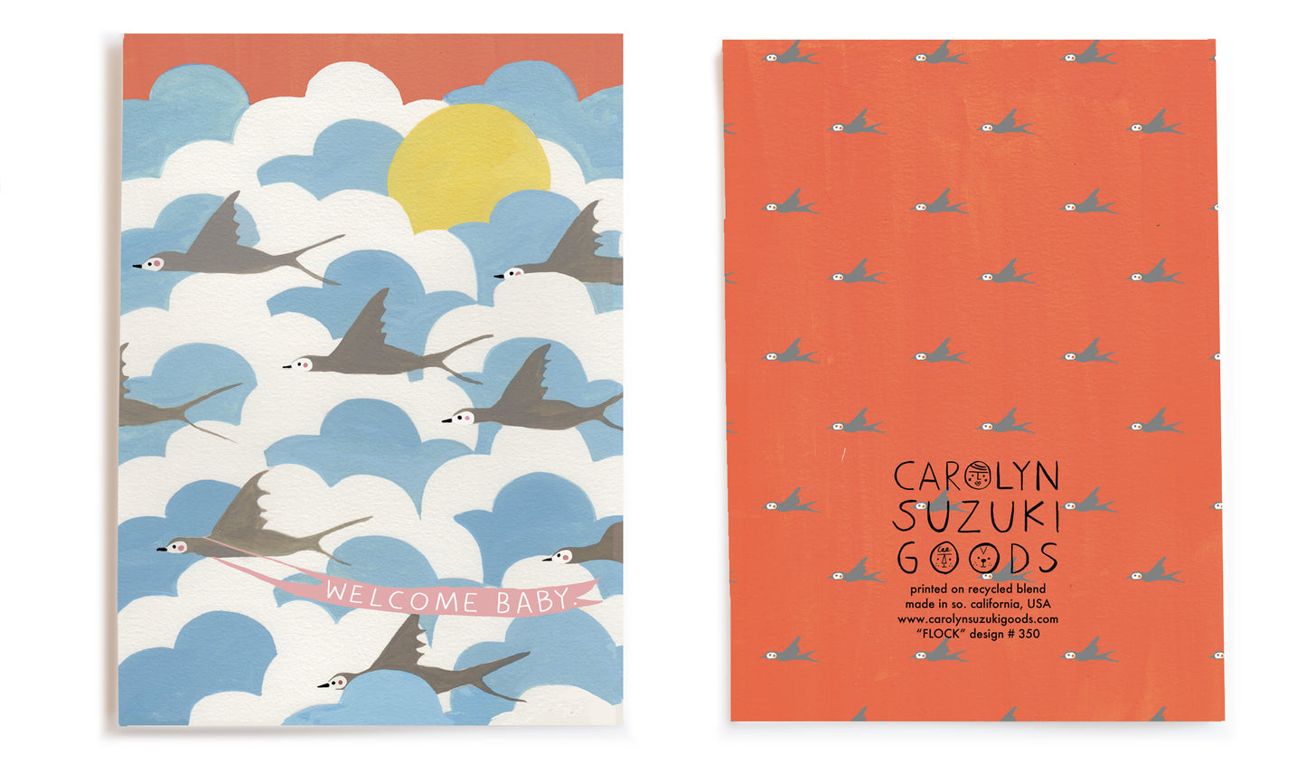 FLOCK - Baby Card