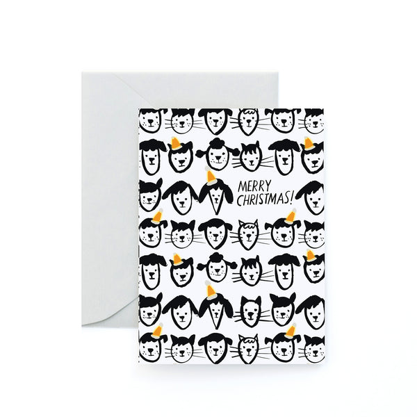 SANTA HATS - Holiday Card