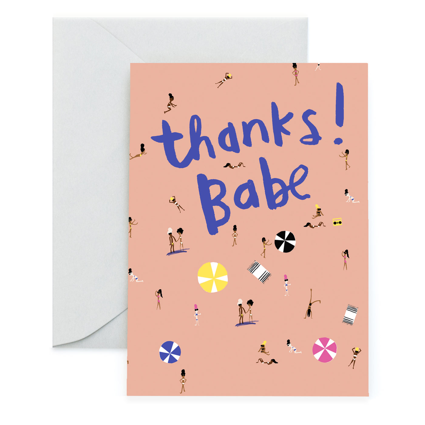 BEACH BABES - Thank You Card