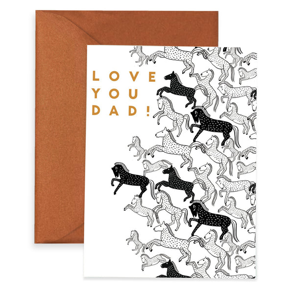 STALLIONS - Father's Day Card