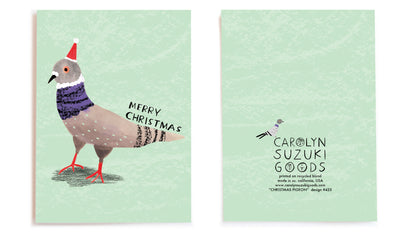 CHRISTMAS PIGEON - Holiday Card