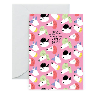 BOW WOW WOW - Birthday Card - DSC