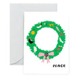 PEACE WREATH - Holiday Card