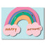 RAINBOW - Shaped Birthday Card