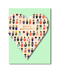 HEARTFELT FRIENDS - Shaped Birthday Card