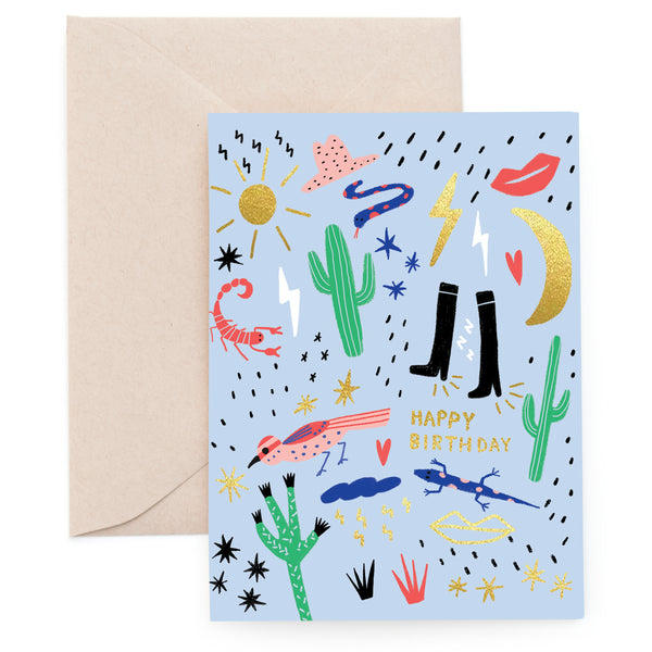 CALIFORNIA SUN - Birthday Card