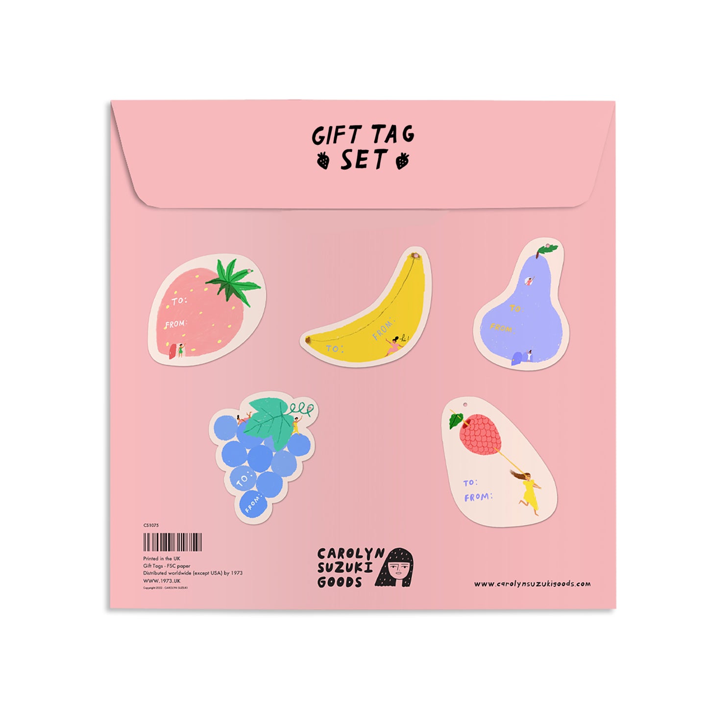 FRUITY GIFT TAG SET