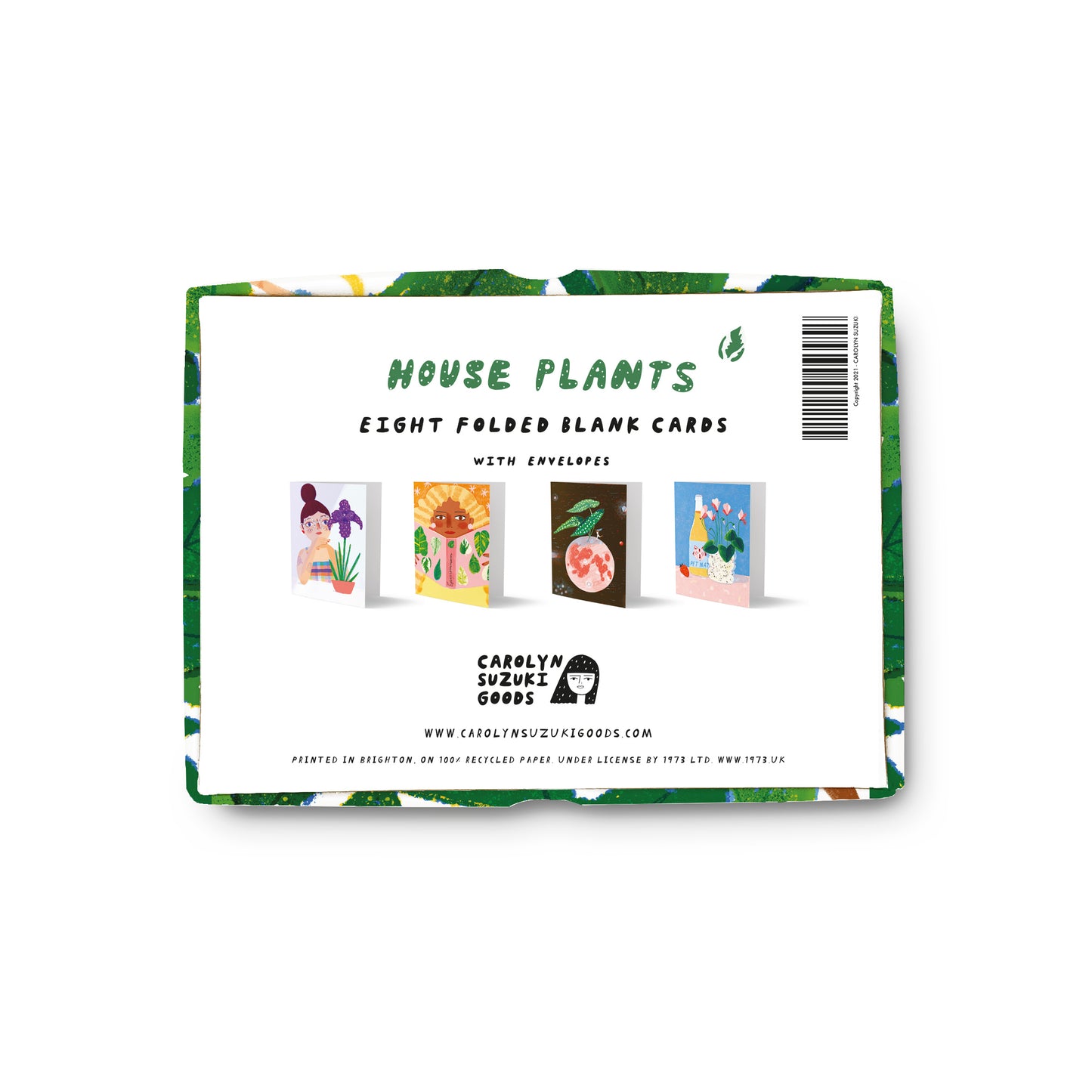 HOUSE PLANTS - Mini Card Set of 8