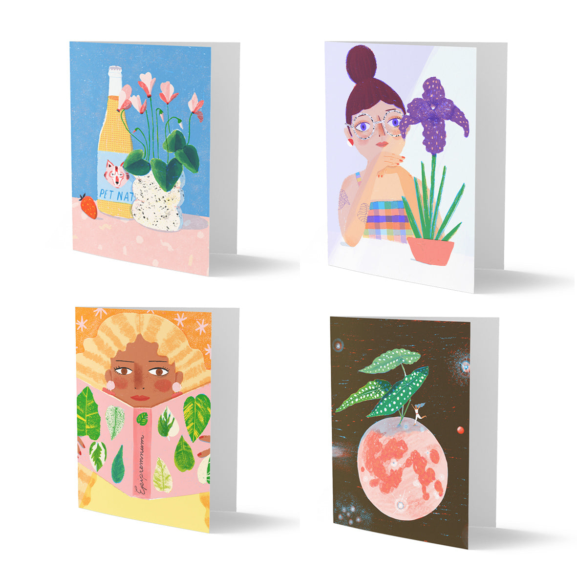 HOUSE PLANTS - Mini Card Set of 8