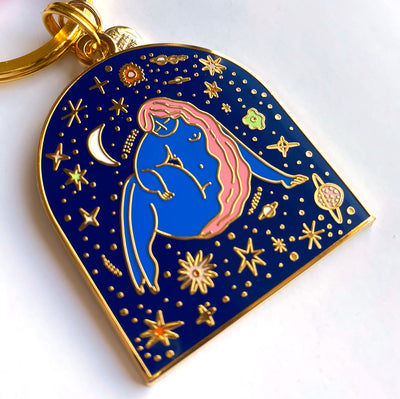 COSMIC GODDESS KEYCHAIN