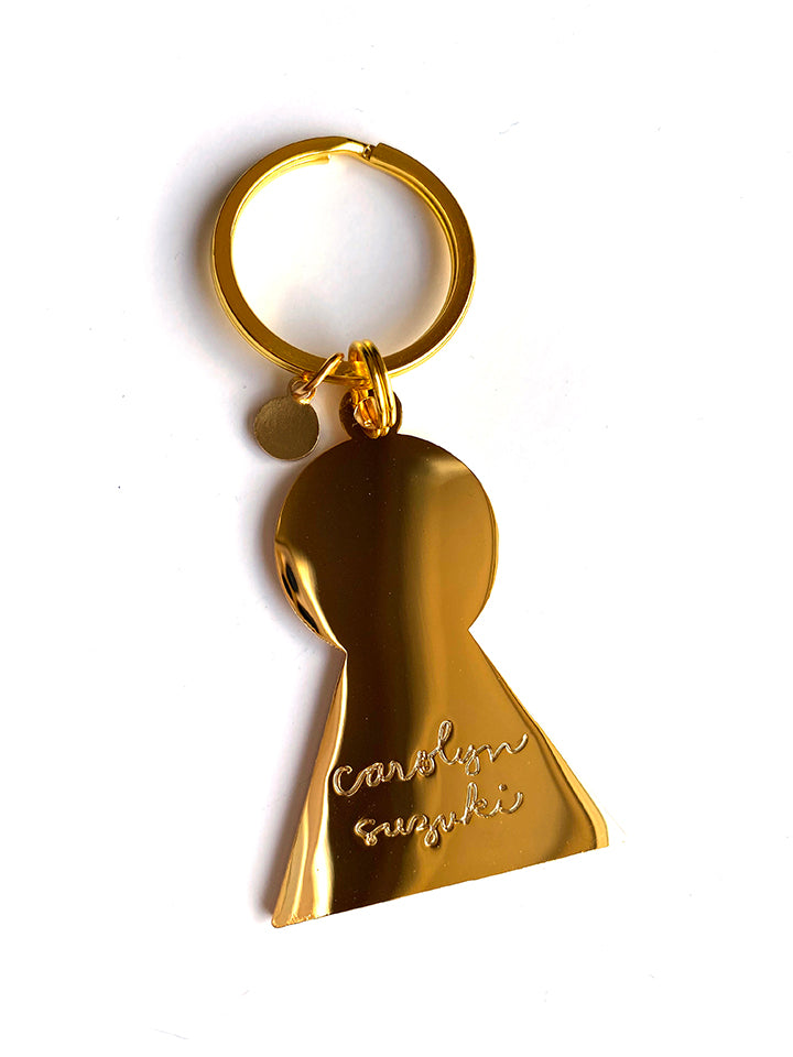 KEYHOLE TO THE UNIVERSE KEYCHAIN