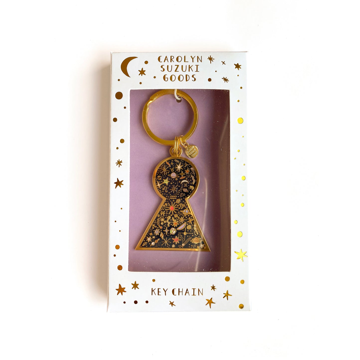 KEYHOLE TO THE UNIVERSE KEYCHAIN