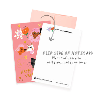 KISS FACES - Valentine Card