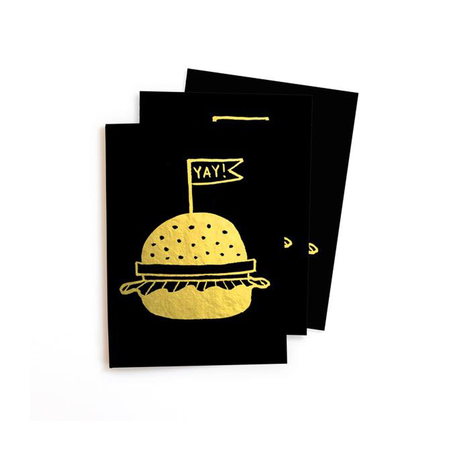 GOLDEN BURGER - Mini Card Gift Tags