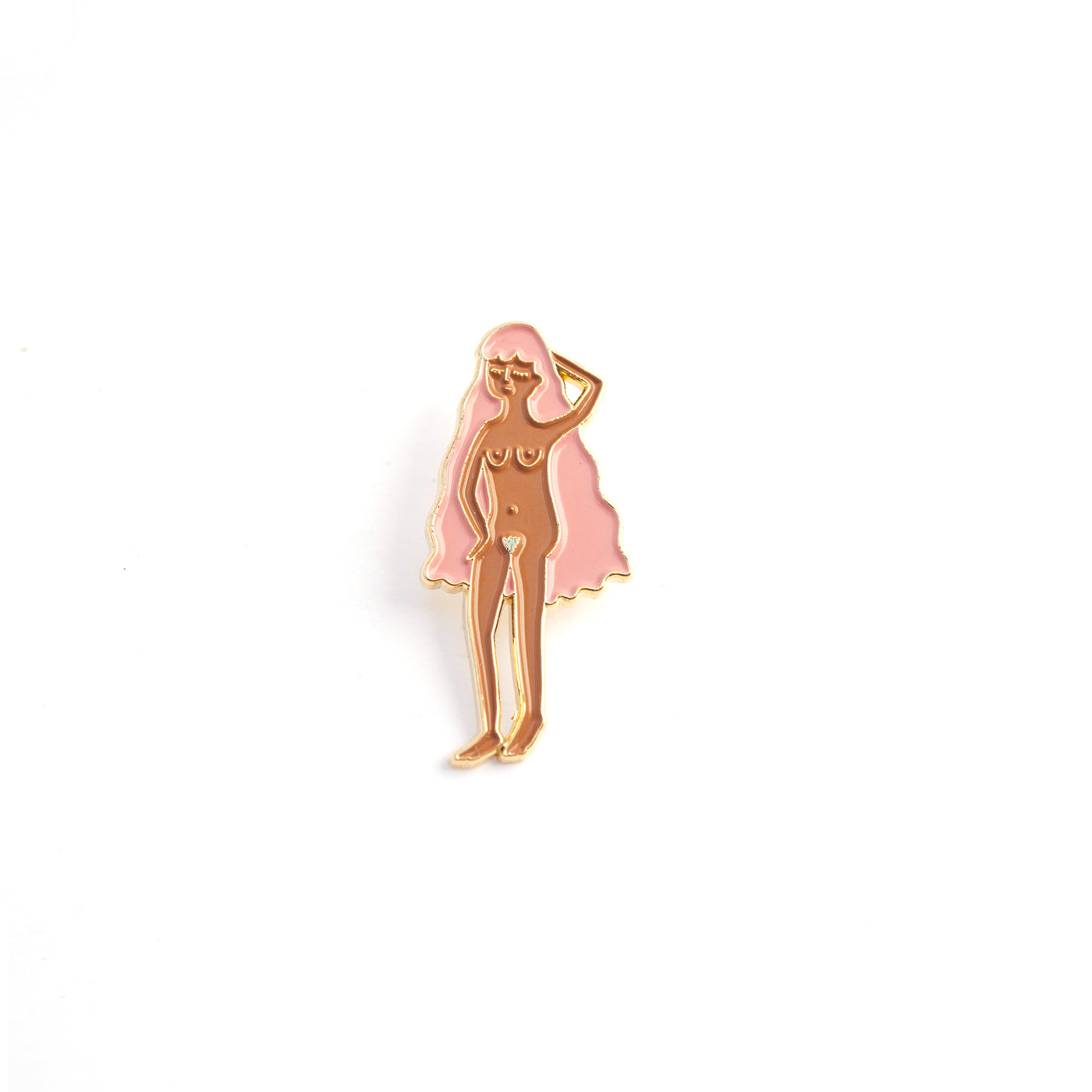 NATURAL WOMAN (Tan) - Enamel Pin