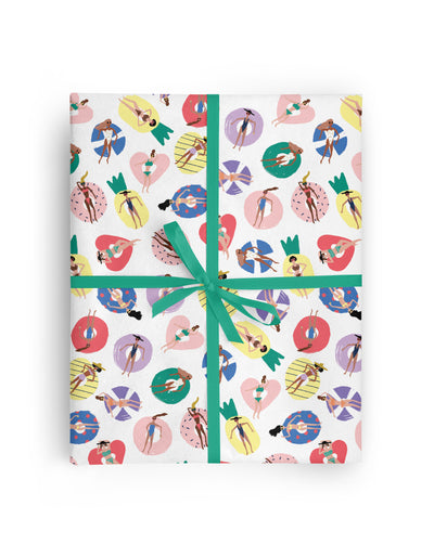 POOL FLOATIES - Rolled Gift Wrap