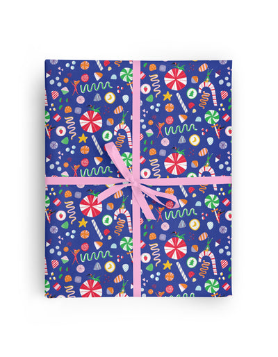 CHRISTMAS CANDY  - Rolled Gift Wrap